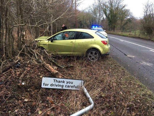 Thank you for driving carefully