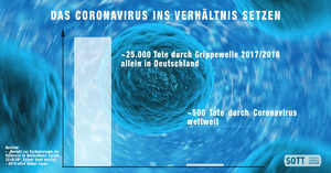 coronavirus verhältnis grippe