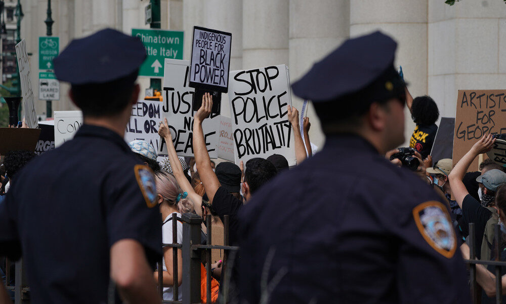 Polizei Protest