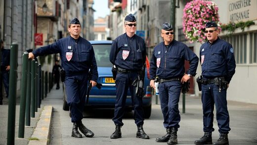 polizisten frankreich