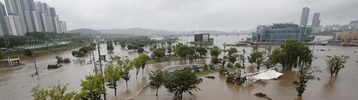 korea überschwemmung