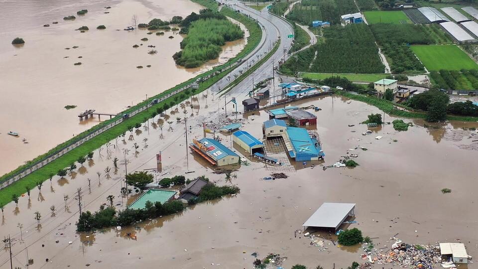 überschwemmung korea