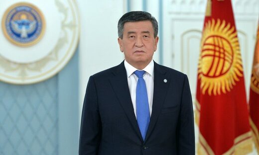 Präsident Kirgisistan Sooronbai Dscheenbekow
