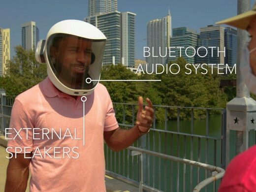 blöder Helm