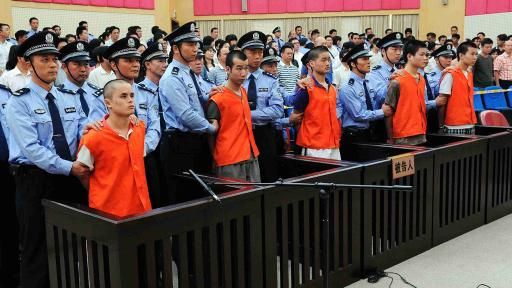 Angeklagte in China - Todesurteil