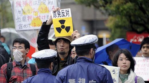 Anti-Atomkraft-Demo in Japan