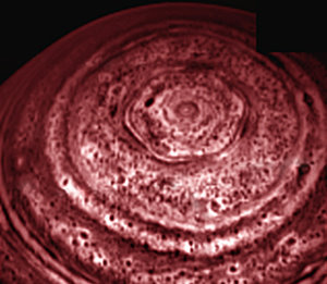 Sturmgebiet auf Saturn