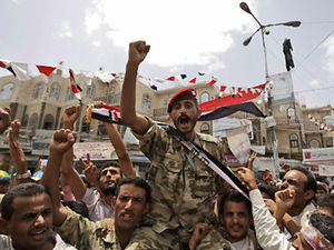 Menschenmenge Jemen