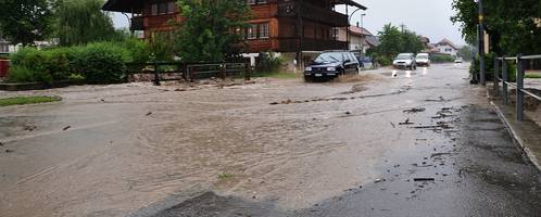 Überschwemmung Schweiz
