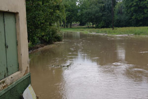 Überflutung in Erdberg