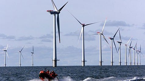 Windparks im Meer