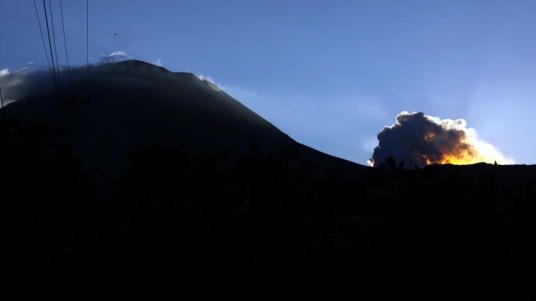 Vulkanausbruch auf Sulawesi