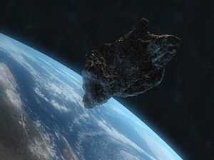 Meteorit nähert sich Erde