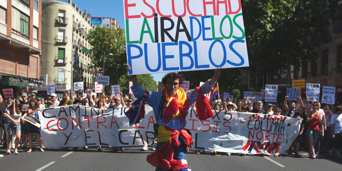 protest,spanien