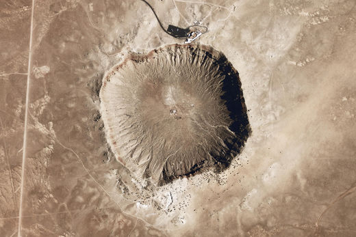 krater,meteorit