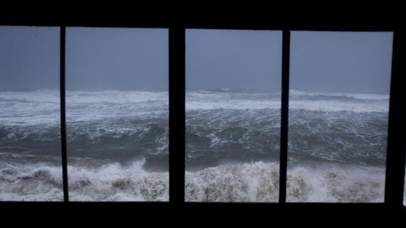 Aufgepeitschtes Meer
