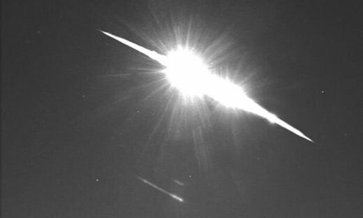 A large fireball was seen over the UK on Sunday night