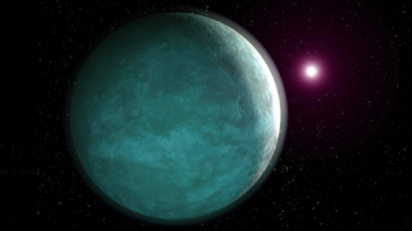 Darstellung eines Exoplaneten