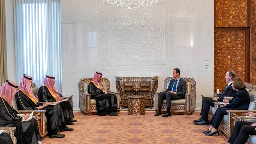 Syrien Präsident Baschar al-Assad Saudi-Arabien Außenminister Faisal bin Farhan Al Saud