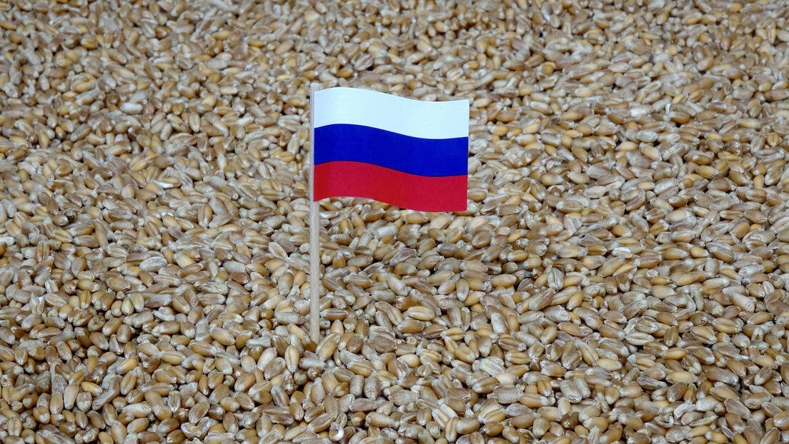 Russland Getreide Flagge