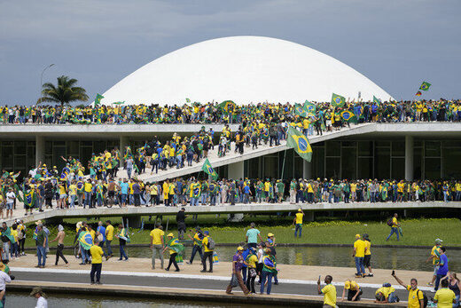 brazil election gongress protest
