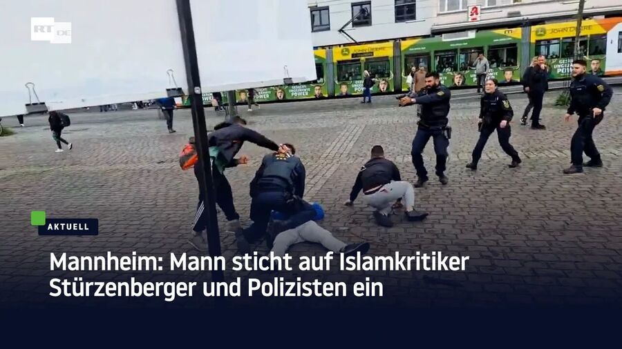 Messerangriff bei islamkritischer Kundgebung Mannheim
