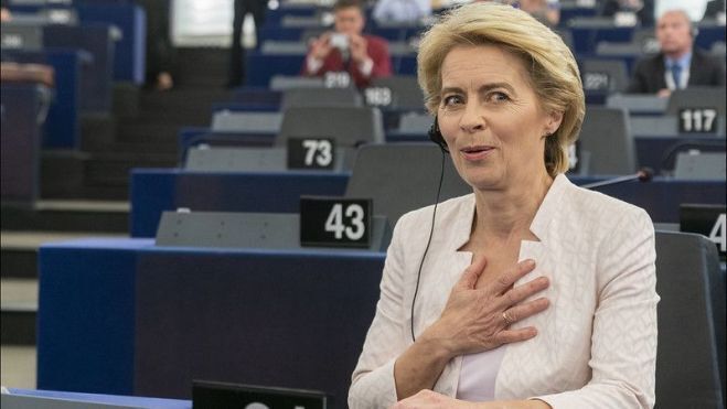 la presidenta Von der Leyen