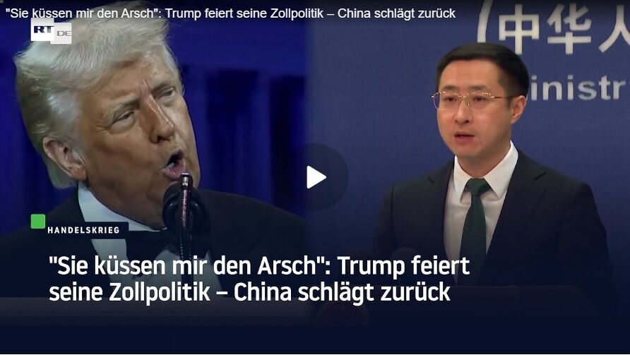 Trump China Zoll Arsch