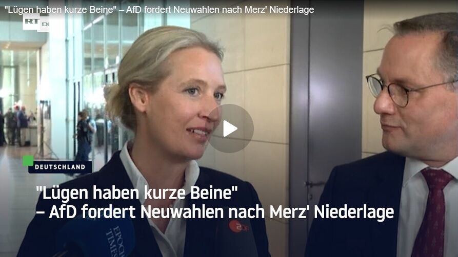 AfD Weidel Wahlbetrug Neuwahl Merz Niederlage