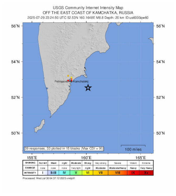 8.8 Earthquake