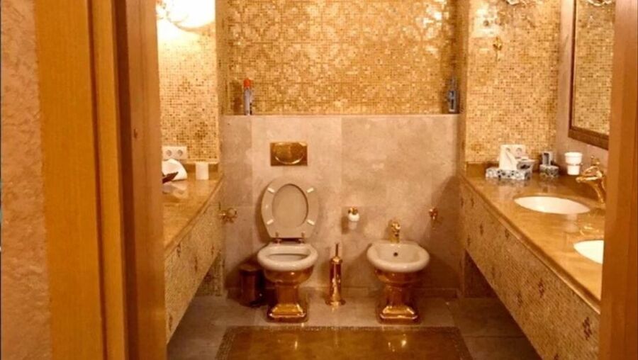 golden toilet Ukraine