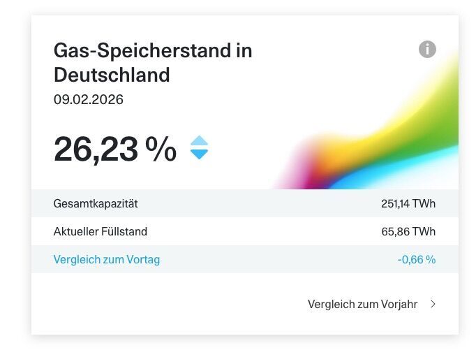 gasspeicher deutschland 08.02.2026