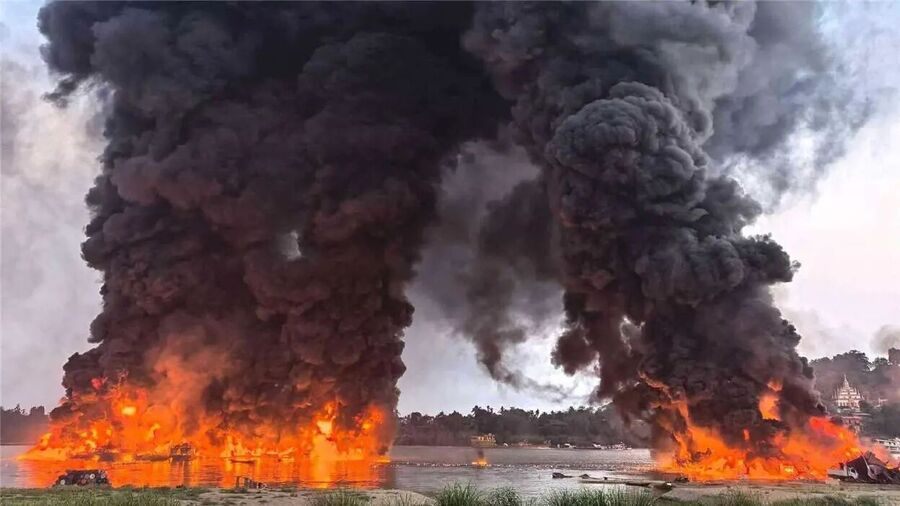 Klicken um zu vergrößern myanmar feuer