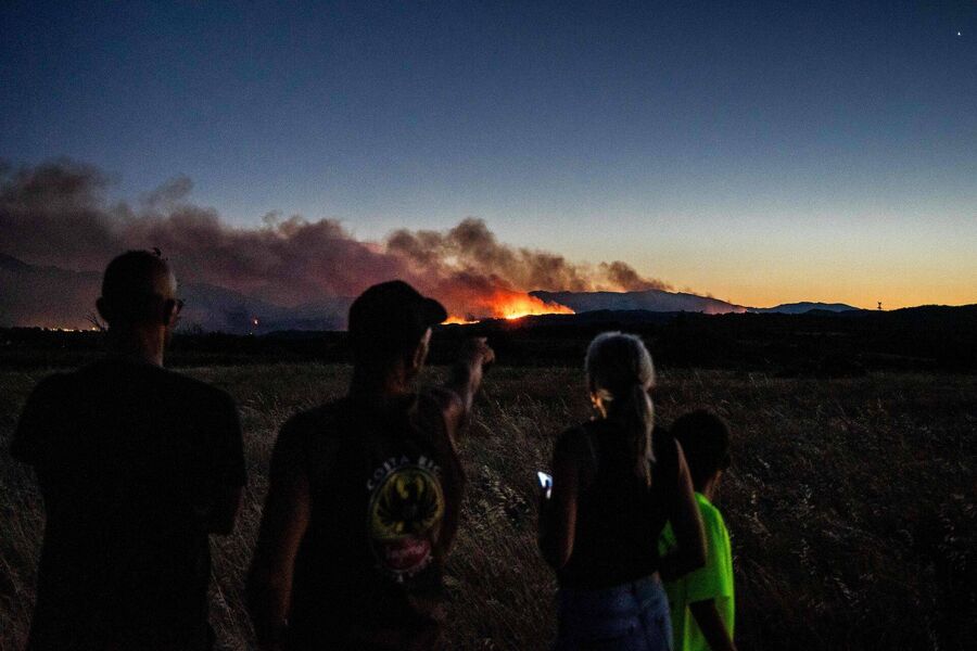 Klicken um zu vergrößern waldbrand frankreich