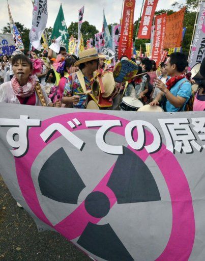Anti-Atomkraft-Demo Japan