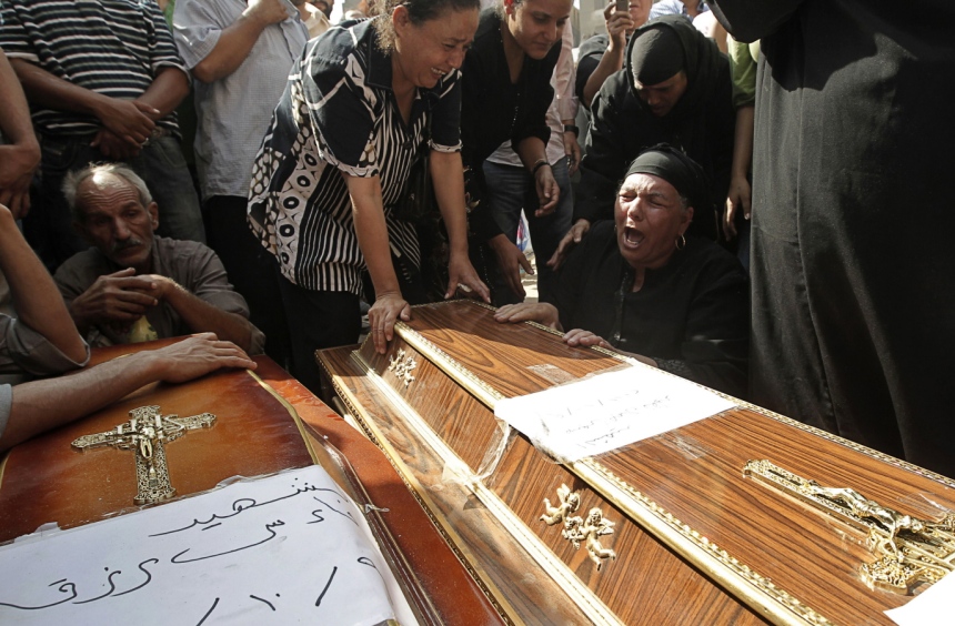 Trauer um Opfer in Kairo