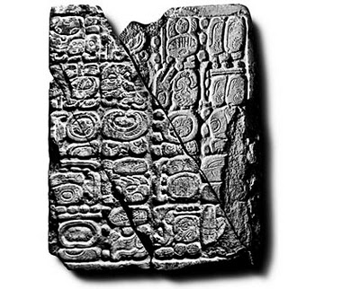 Monument 6 aus Tortuguero/Mayakalender