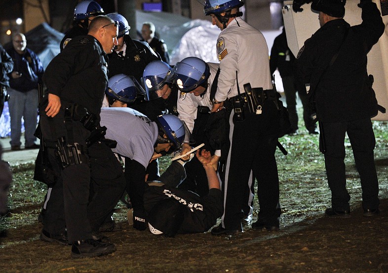 occupy, polizei, festnahme