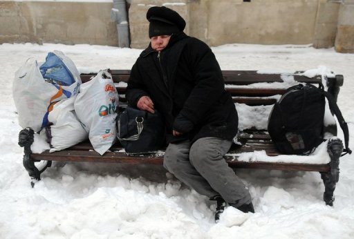 Obdachloser Ukraine