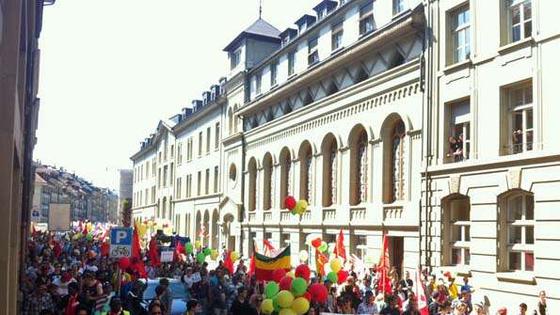 demonstration bern