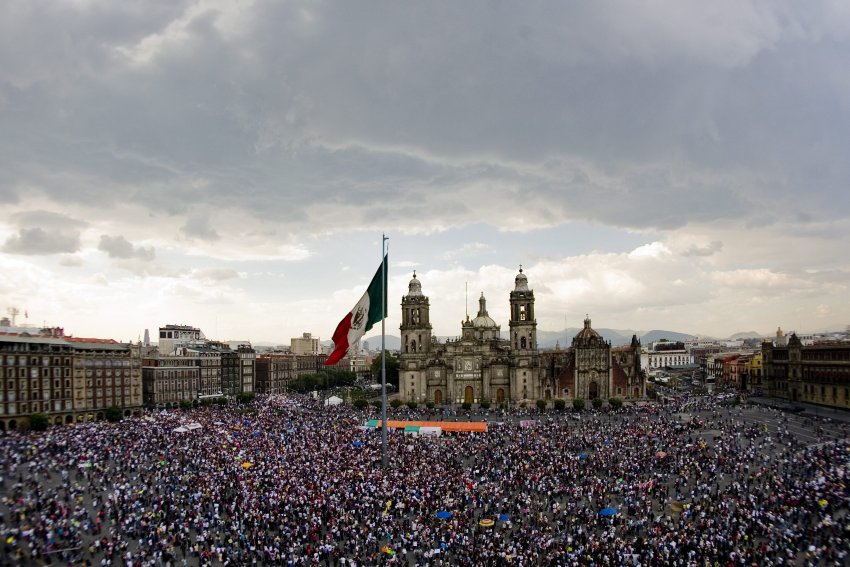 mexiko, demonstration