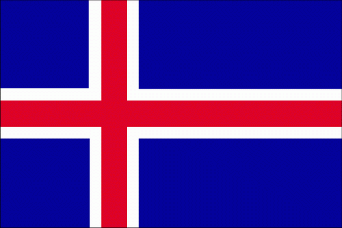 Isländische Flagge