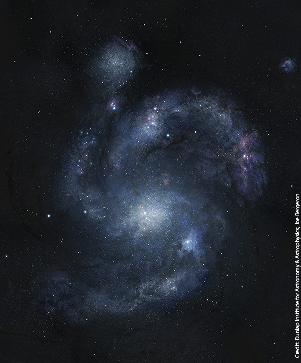 Spiralnebel -Galaxie BX442