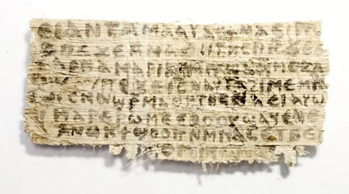 Ehefrau Jesu, Papyrus