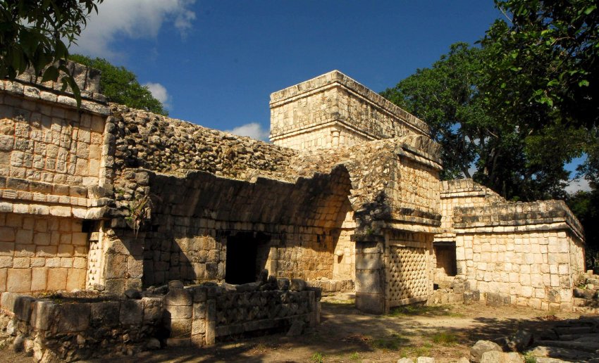 Maya-Ruinen, Yucatan, Mexiko
