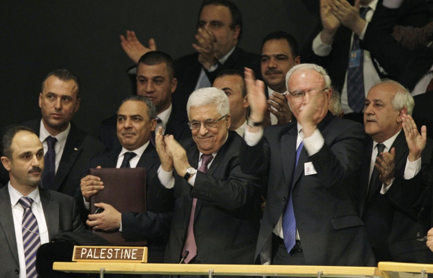Palästina, UN-Vollversammlung, Mahmud Abbas