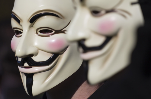 Guy Fawkes Maske, Anonymous