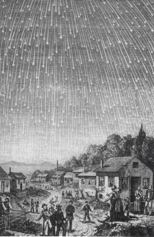 Leonids; Leoniden-Meteoritenschauer von 1833