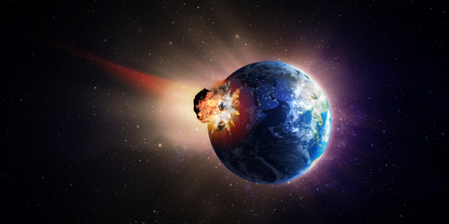 Meteorit, Einschlag, Erde, Katastrophe, Artensterben