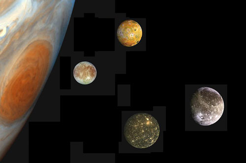 Jupiter und seine Monde